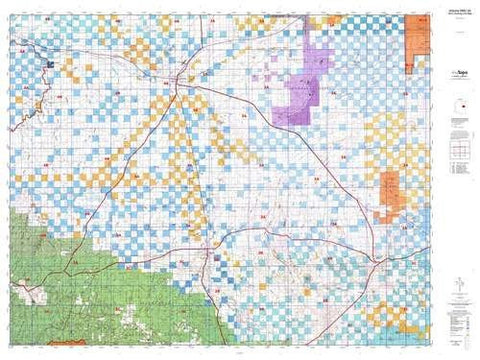 Arizona GMU 3A Hunt Area / Game Management Unit (GMU) Map - Wide World Maps & MORE! - Map - MyTopo - Wide World Maps & MORE!