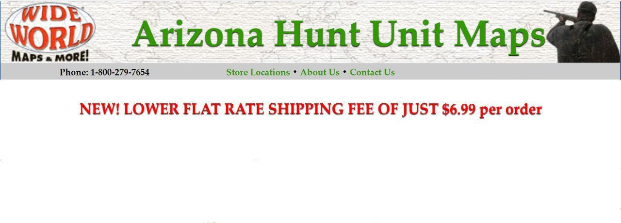 Arizona Hunt Unit Topo Maps