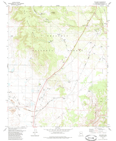 PAULDEN [Map] United States Geological Survey - Wide World Maps & MORE!
