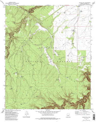 QUAYLE HILL, AZÊ7.5' 1971 [Map] United States Geological Survey - Wide World Maps & MORE!