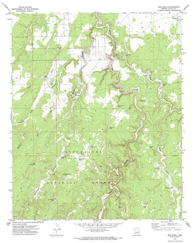 Red Knoll, Arizona 1970 (7.5'×7.5' Topographic Quadrangle) - Wide World Maps & MORE!