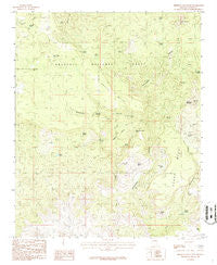 Sheridan Mountain, Arizona 1986 (7.5'×7.5' Topographic Quadrangle) [Map] United States Geological Survey - Wide World Maps & MORE!