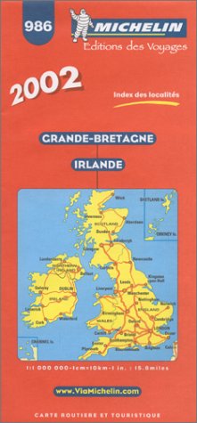 Michelin Great Britain & Ireland Map No. 986, 20e [Map] Collectif - Wide World Maps & MORE!