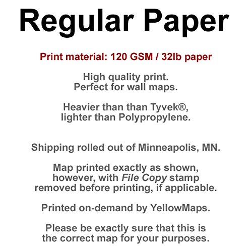 YellowMaps Ely NV topo map, 1:250000 Scale, 1 X 2 Degree, Historical, 1959, Updated 1959, 22.1 x 32.2 in - Wide World Maps & MORE!