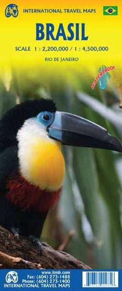 Brasil Travel Reference Map 1:2.2M/1:4.5M [Map] ITMB Publishing LTD - Wide World Maps & MORE!
