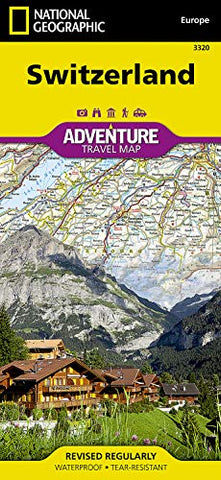 Switzerland (Adventure Travel Map, 3320)