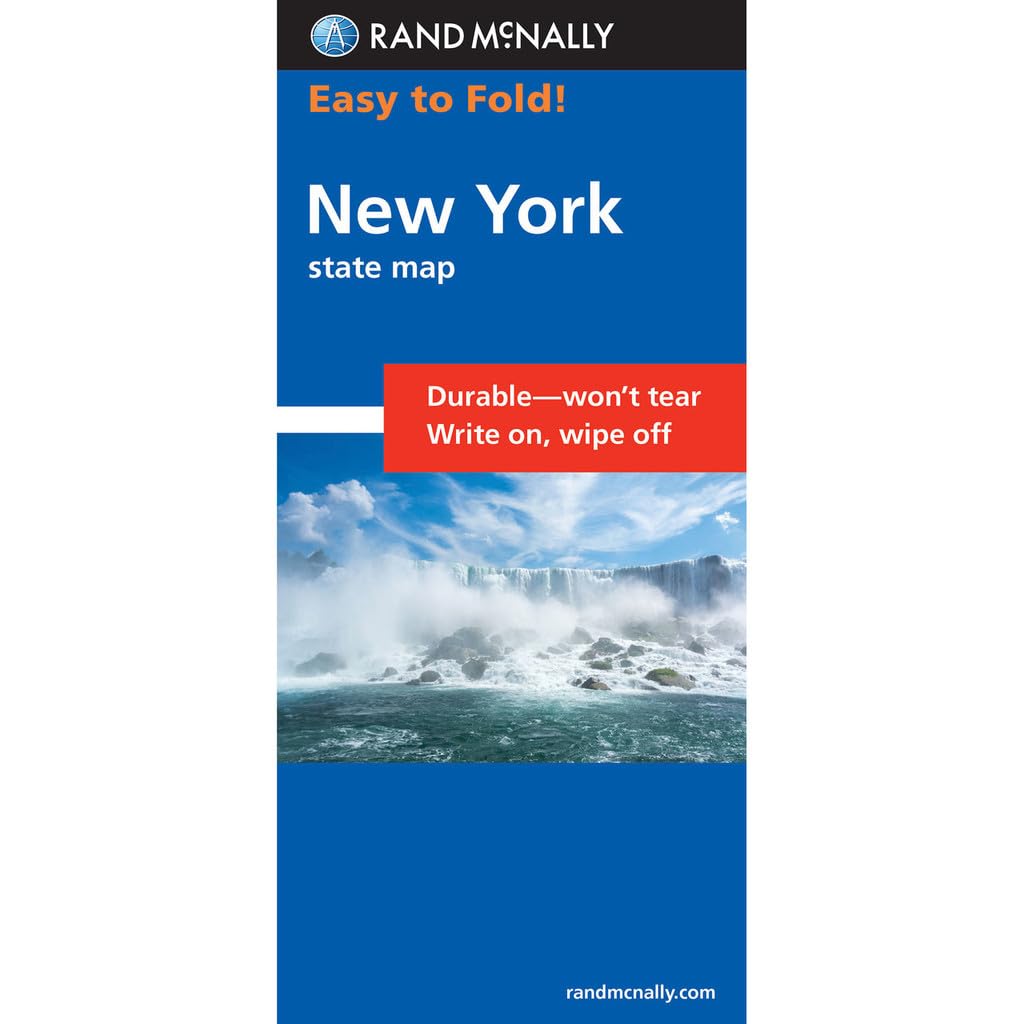 Easy To Fold! New York State Map - Wide World Maps & MORE!