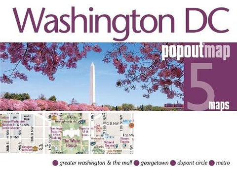 Washington DC PopOut Map (PopOut Maps) PopOut Maps