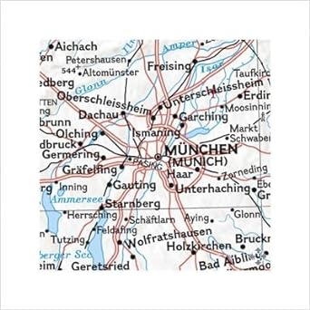 Germany Classic Political Wall Map Dry Erase Ready-to-Hang - Wide World Maps & MORE!