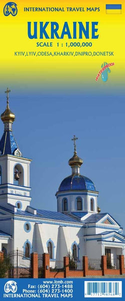 Ukraine Travel Reference Map (WP) 1:1,000,000 [Map] ITMB Publishing LTD - Wide World Maps & MORE!