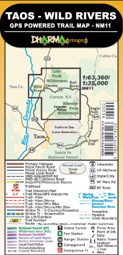Taos Wild Rivers - GPS Powered Trail Map [Map] Marc Rothmeyer - Wide World Maps & MORE!