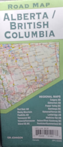 Alberta and British Columbia Road Map - Wide World Maps & MORE!
