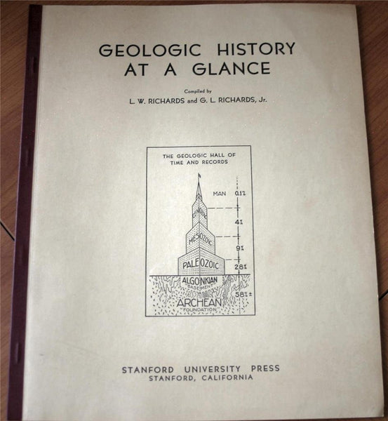 Geologic history at a glance, [Paperback] Richards, L.W.