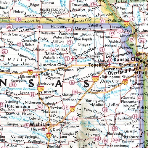 United States Wall Map - Classic Reference Map (Enlarged: 69.25 × 48 Inches)