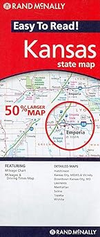 Easy To Read! Kansas State Map - Wide World Maps & MORE!