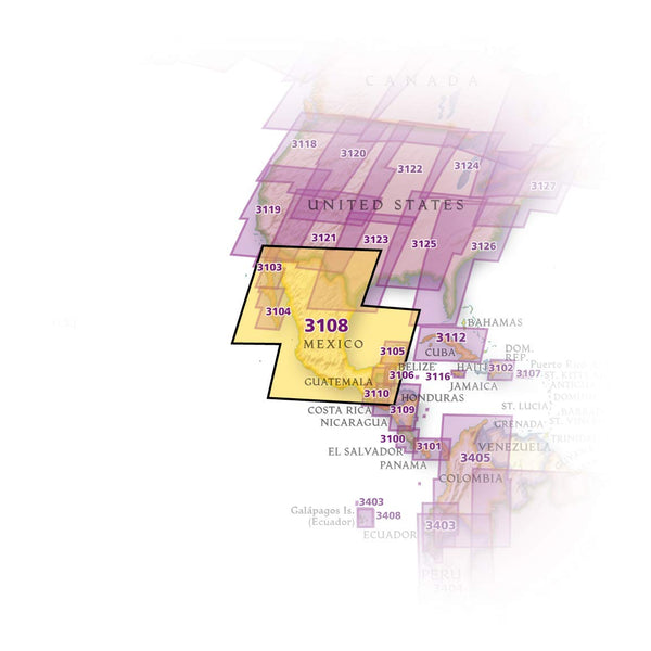 Mexico (Adventure Travel Map 3108)