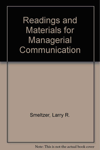 Readings and Materials for Managerial Communication [Paperback] Murranka, Patricia