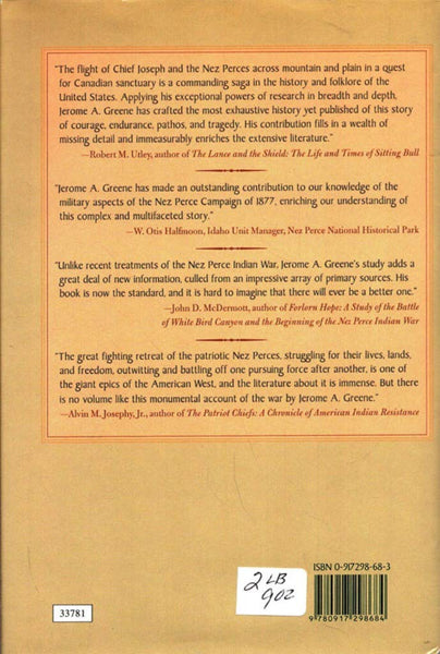 Nez Perce Summer, 1877: The U.S. Army and Nee-Me-Poo Crisis Jerome A. Greene - Wide World Maps & MORE!