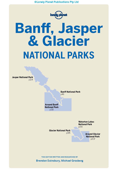 Lonely Planet Banff, Jasper and Glacier National Parks (Travel Guide) - Wide World Maps & MORE!