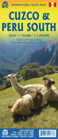 Cuzco & Peru South Travel Map Waterproof 2025 edi [Map] ITMB Publishing Ltd - Wide World Maps & MORE!
