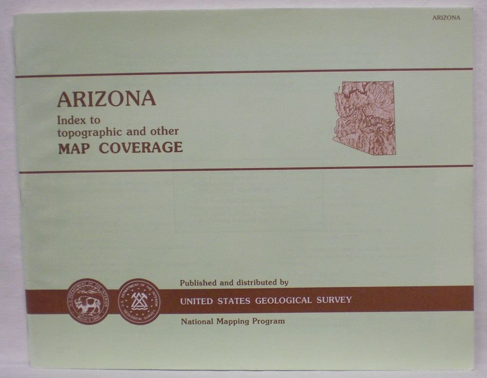 Arizona Index to Topographic and Other Map Coverage [Paperback] United States Geological Survey - Wide World Maps & MORE!