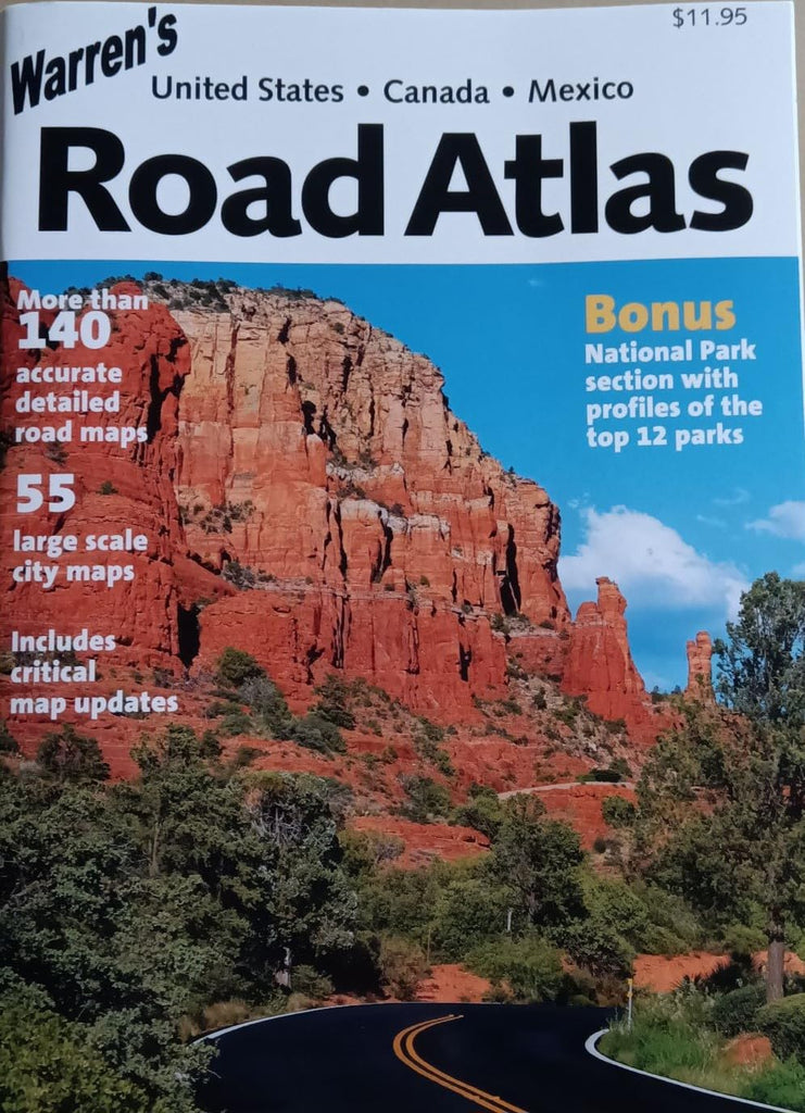 WARREN'S ROAD ATLAS [Staple Bound] Warren Map - Wide World Maps & MORE!