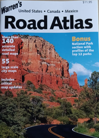 WARREN'S ROAD ATLAS [Staple Bound] Warren Map - Wide World Maps & MORE!