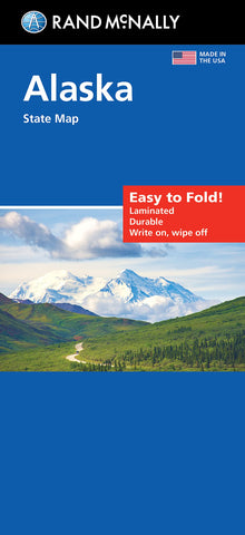 Rand McNally Easy to Fold: Alaska State Laminated Map - Wide World Maps & MORE!