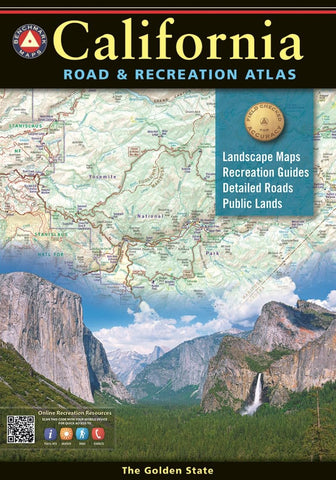California Road & Recreation Atlas - 12th Edition, 2024 [Spiral-bound] Benchmark Maps