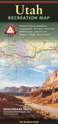 Utah Recreation Map, 2024 Edition [Map] Benchmark Maps