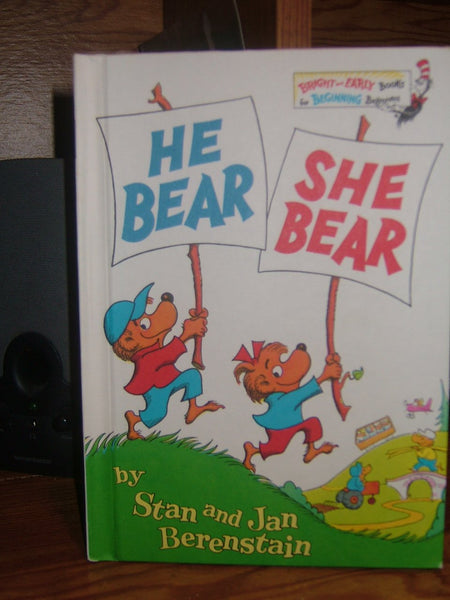 He Bear, She Bear (Bright & Early Books(R)) Berenstain, Stan and Berenstain, Jan