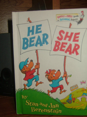 He Bear, She Bear (Bright & Early Books(R)) Berenstain, Stan and Berenstain, Jan