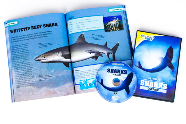 Discovery Kids Ultimate Sharks Encyclopedia: Extraordinary Facts, Amazing Images, Awesome Knowledge (Discovery Book+dvd) Parragon and De Ste Croix, Philip