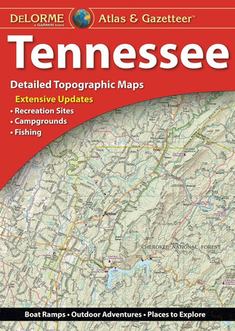 DeLorme Atlas & Gazetteer: Tennessee [Paperback] Delorme - Wide World Maps & MORE!