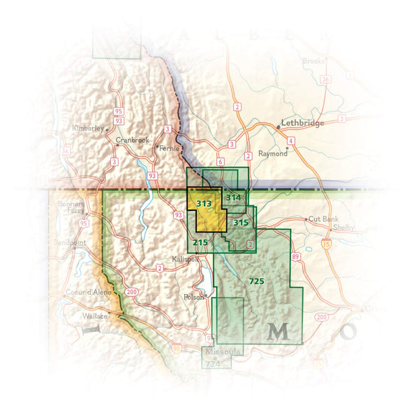 North Fork: Glacier National Park Map (National Geographic Trails Illustrated Map, 313) [Map] National Geographic Maps - Trails Illustrated - Wide World Maps & MORE!