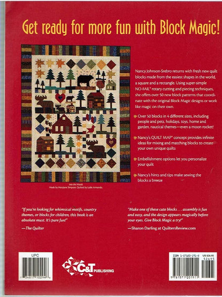 Block Magic, Too: Over 50 New Blocks from Squares and Rectangles Johnson-Srebro, Nancy - Wide World Maps & MORE!