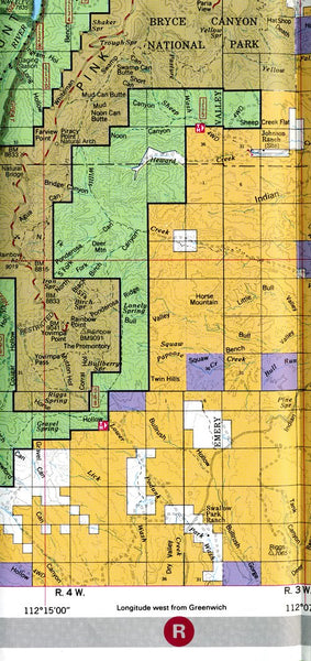 Dixie National Forest: Powell, Escalante and Teasdale Ranger Districts (America's Great Outdoors, 23.44.407.04/95C) - Wide World Maps & MORE!