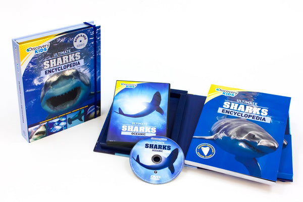 Discovery Kids Ultimate Sharks Encyclopedia: Extraordinary Facts, Amazing Images, Awesome Knowledge (Discovery Book+dvd) Parragon and De Ste Croix, Philip