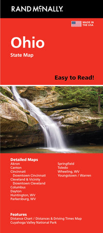 Rand McNally Easy to Read: Ohio State Map - Wide World Maps & MORE!