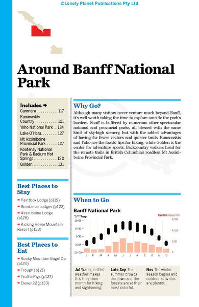 Lonely Planet Banff, Jasper and Glacier National Parks (Travel Guide) - Wide World Maps & MORE!