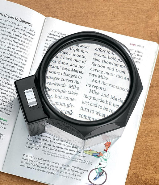 Iluminated Magnifier: 5× Magnification