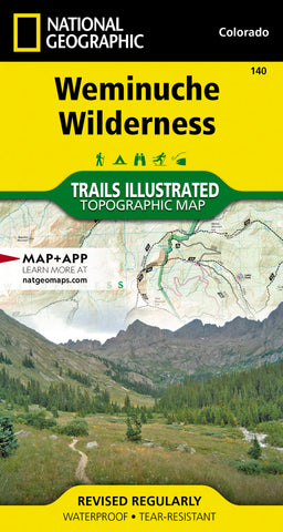 Weminuche Wilderness Map (National Geographic Trails Illustrated Map, 140) [Map] National Geographic Maps - Trails Illustrated - Wide World Maps & MORE!