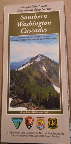 Southern Washington Cascades (Pacific Northwest Recreation Map Series) [Map] Staff - Wide World Maps & MORE!