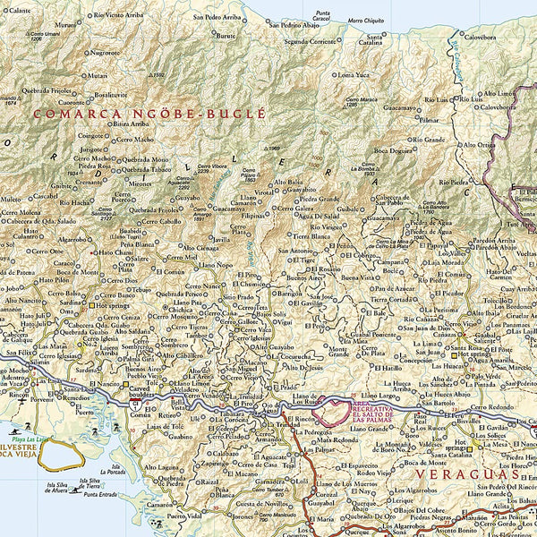 Panama Map (National Geographic Adventure Map, 3101) - Wide World Maps & MORE!