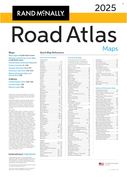 2025 Road Atlas (United States | Canada | Mexico) Collectible - Like New - Wide World Maps & MORE!