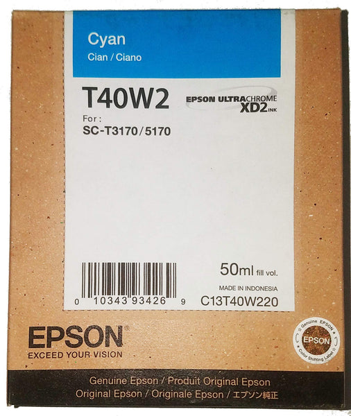 EPSON T40W120 HIGH CAPACITY CARTRIDGE INK - Wide World Maps & MORE!