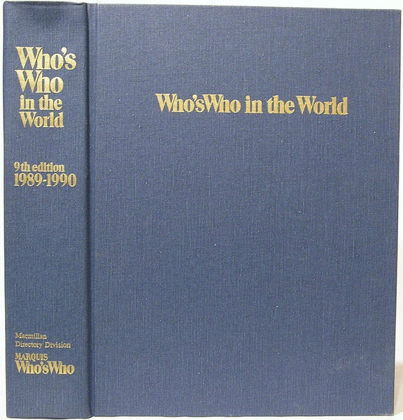 Who's Who in the World [Hardcover] Marquis Who's Who - Wide World Maps & MORE!