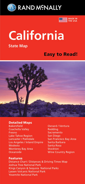 Easy to Read! California State Map - Wide World Maps & MORE!