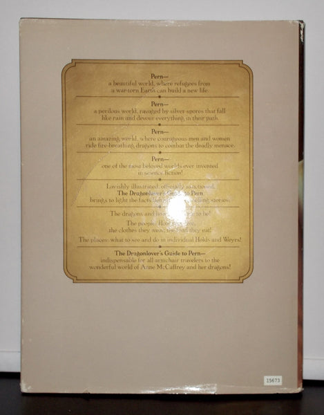 The Dragonlover's Guide to Pern Jody Lynn Nye; Anne McCaffrey; Todd Cameron Hamilton and James Clouse - Wide World Maps & MORE!