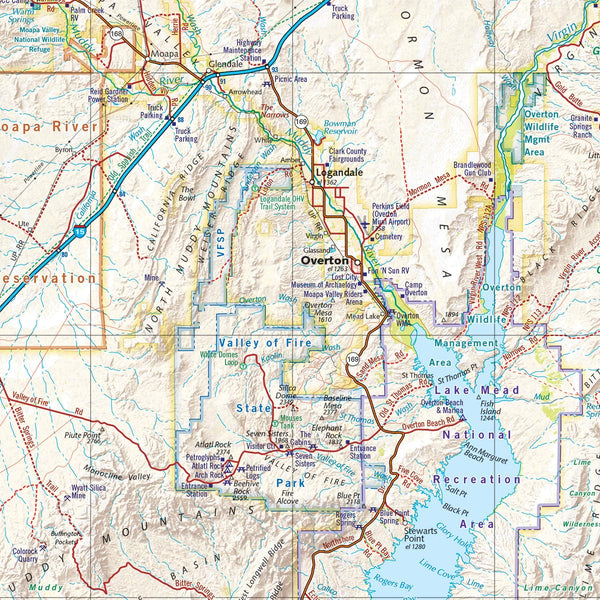 Nevada Road and Recreation Atlas - 8th Edition, 2021 - Wide World Maps & MORE!